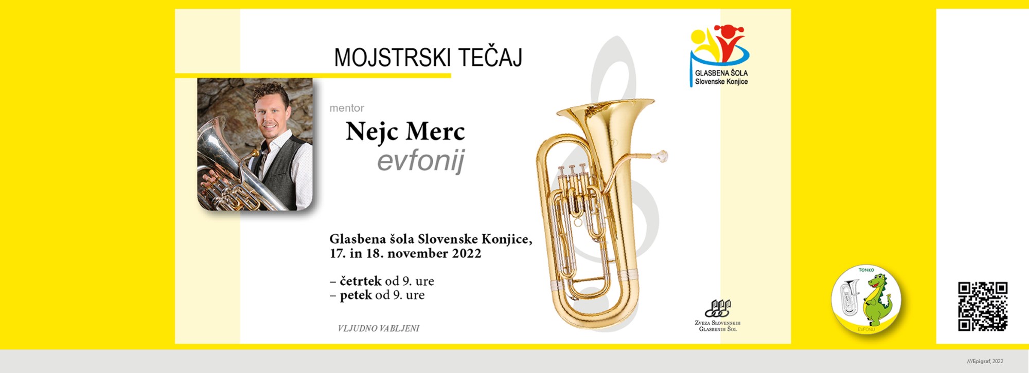 PRIJAVNICA 17-18.11.2022 - Evfonij mojstrski tečaj - Nejc Merc